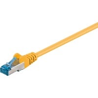 goobay Cat.6a netwerkkabel Geel, 10 meter, S/FTP, RJ-45