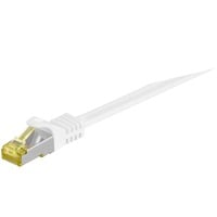 goobay Cat.7 netwerkkabel Wit, 7,5 meter, S/FTP, RJ-45