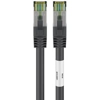 goobay Cat.8.1 netwerkkabel Zwart, 5 meter, S/FTP (PiMF), RJ-45