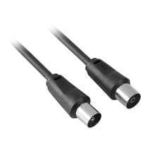 goobay Coax kabel Zwart, 10 meter