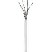 goobay Netwerkabel RJ-45 S/FTP met Cat.6a Grijs, 100 meter, Zonder stekker