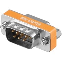 goobay Null modem adapter 9-pin stekker > plug Oranje