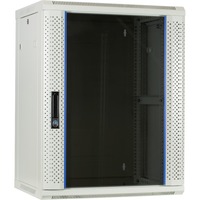 DSI 15U witte wandkast met glazen deur - DS6415W server rack Wit, 600 x 450 x 770mm