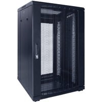 DSI 18U serverkast met geperforeerde deur - DS6618PP server rack Zwart, 600 x 600 x 1000mm