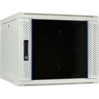 DSI 9U witte wandkast met glazen deur - DS6609W server rack Wit, 600 x 600 x 500mm