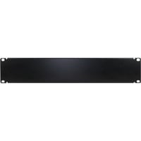 Inter-Tech IPC 19" afdekplaat afdekking Zwart, 2U, geschroefd