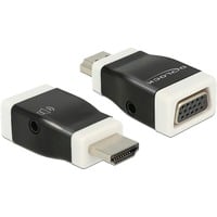 DeLOCK HDMI naar VGA adapter Zwart