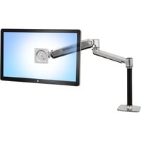 Ergotron LX HD Sit-Stand Desk Mount LCD Arm monitorarm Zilver/zwart