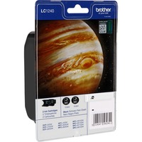 Brother LC1240BKBP2DR Twinpack inkt 2x Zwart