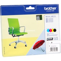 Brother Multipack LC229XL inkt Zwart, Geel, Magenta, Cyaan