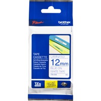Brother TZE-233 printlint 12 mm blauw op wit