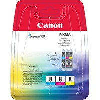 Canon Multipack - CLI-8 inkt 0621B029, 3-kleuren