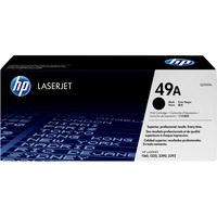 HP 49A zwarte LaserJet tonercartridge (Q5949A) Zwart, Zwart, Retail