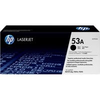 HP 53A zwarte LaserJet tonercartridge (Q7553A) Zwart, Zwart, Retail