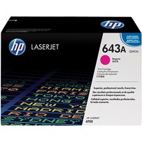 HP 643A magenta LaserJet tonercartridge (Q5953A) Magenta, Retail
