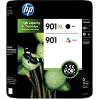 HP 901XL SD519AE inkt 2 stuks, Zwart, Magenta, Cyaan, Geel