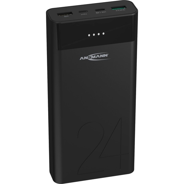 Ansmann Powerbank 24 Ah Type-C 18W PD Zwart