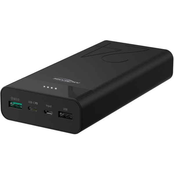 Ansmann Powerbank 24 Ah Type-C 18W PD Zwart
