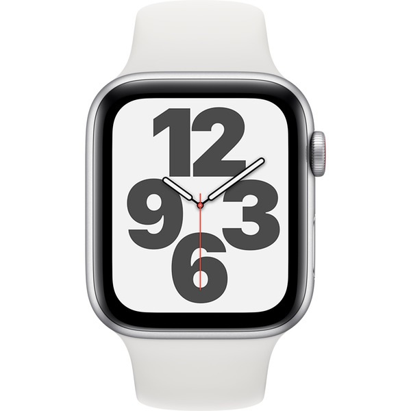 Apple Watch SE smartwatch Zilver/wit, 44 mm, Aluminium, Wifi, Cellular