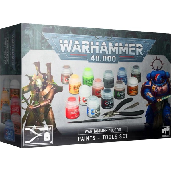 Games Warhammer 40.000 Paints + Tools Set
