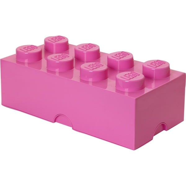 instant Betekenisvol Kleren Room Copenhagen LEGO Storage Brick 8 Roze opbergdoos Pink