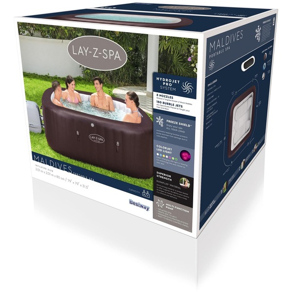 LayZspa Maldives hydrojet pro wellness Paars