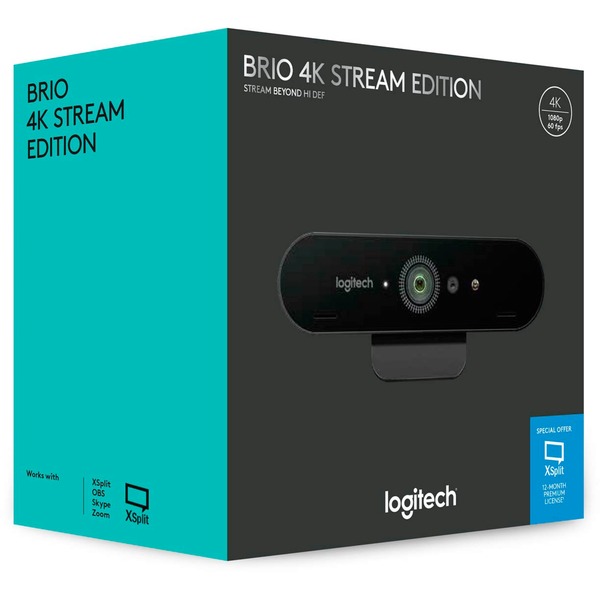 Logitech BRIO STREAM webcam Zwart