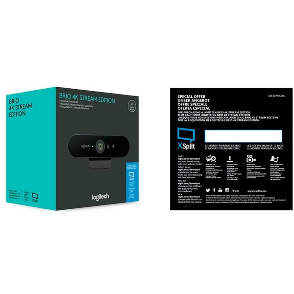 Logitech BRIO STREAM webcam Zwart
