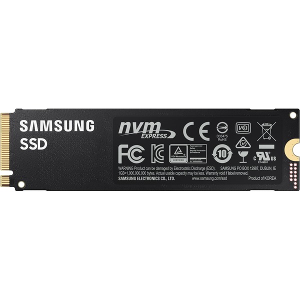 Samsung 980 PRO, 1 TB SSD MZ-V8P1T0BW, PCIe Gen 4.0 x4, NVMe 1.3c