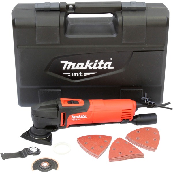 Vervreemding vergeetachtig Ambacht Makita MakitaMT Multitool met accessoires set M9800KX4 multifunctioneel  gereedschap Rood/zwart