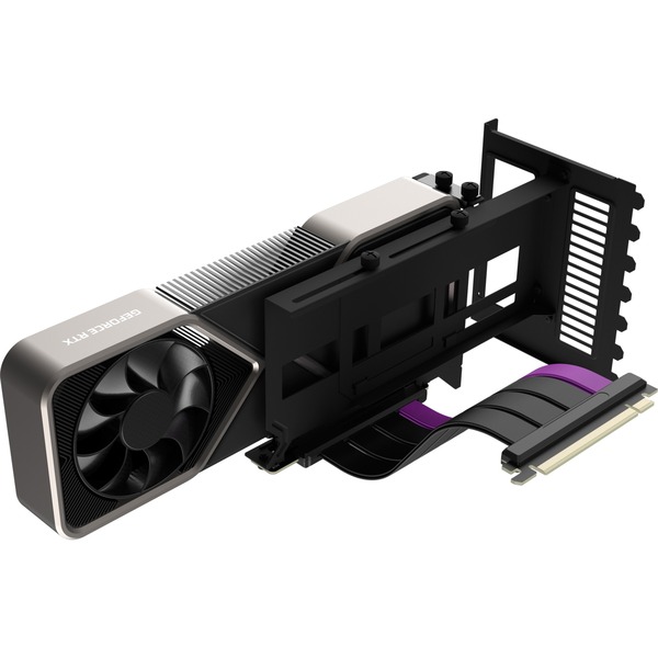 Cooler Master Universal Vertical Graphics Card Holder Kit V2 houder Zwart, PCIe 4.0
