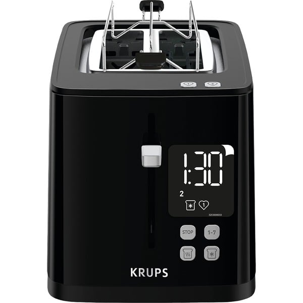 Krimpen rechtdoor vergiftigen Krups Smart'n Light Toaster KH6418 broodrooster Zwart