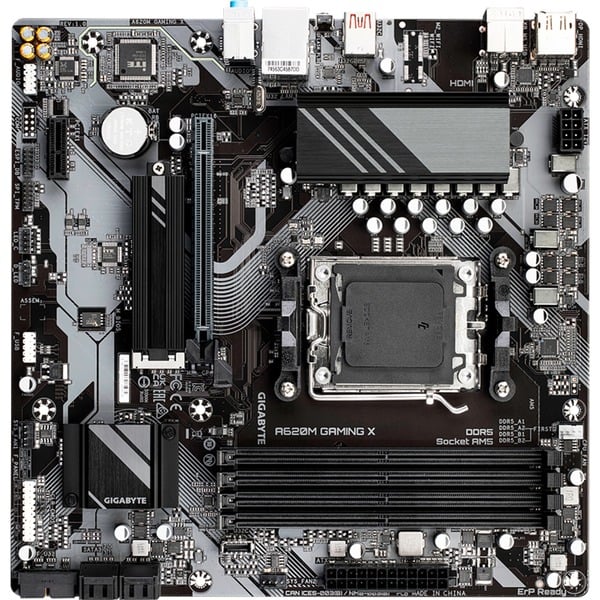 GIGABYTE A620M GAMING X (rev. 1.0), socket AM5 moederbord RAID, GbLAN