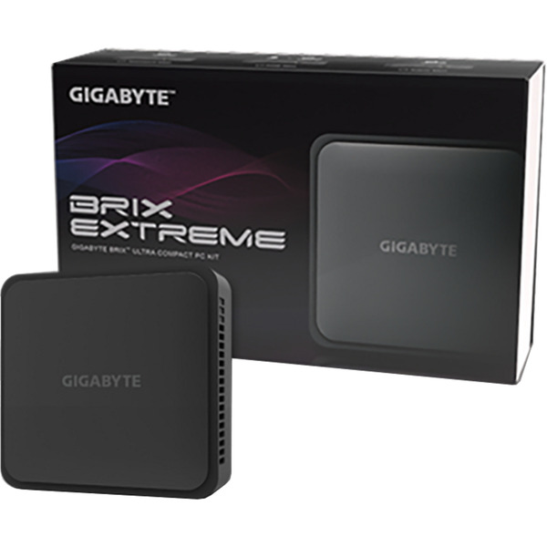 GIGABYTE BRIX Extreme GB-BER7-8840 barebone Zwart | Ryzen 7 PRO 8840U ...