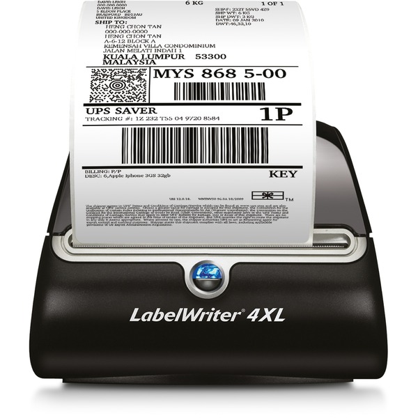 Dymo LabelWriter 4 XL labelprinter Zwart/zilver