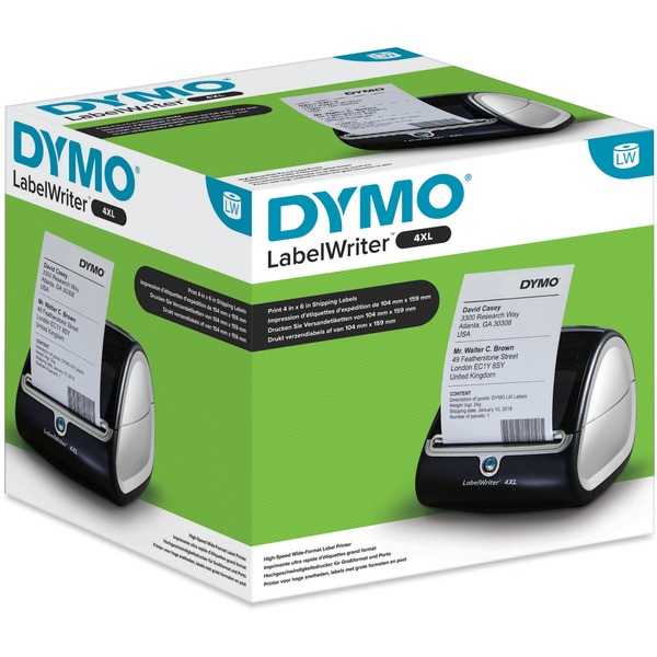 Dymo LabelWriter 4 XL labelprinter Zwart/zilver