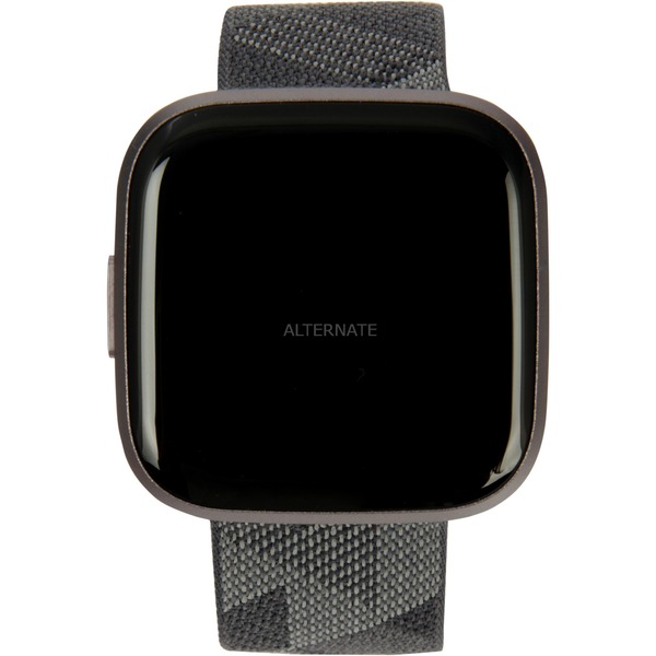 fitbit versa special edition smartwatch uni dark grey