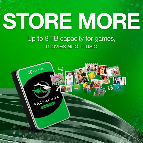 Seagate BarraCuda 2 TB Harde schijf ST2000DM008, SATA/600