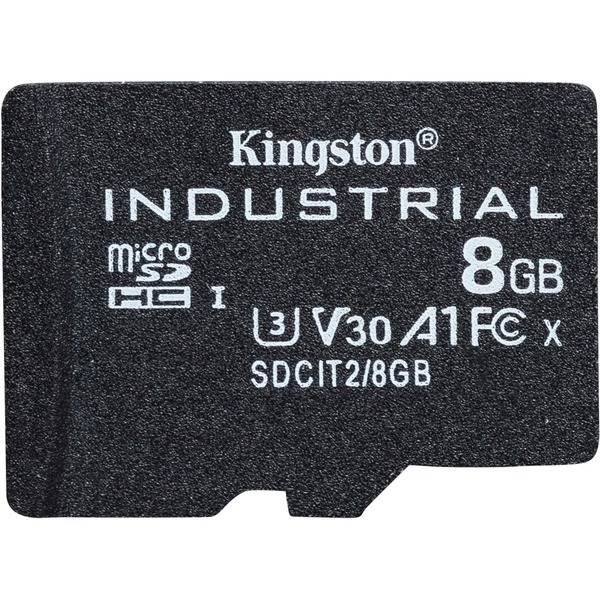 temperament Doornen medeklinker Kingston Industrial microSDHC 8GB geheugenkaart Zwart, Klasse 10, UHS-I, U3, V30, A1 temperament Doornen medeklinker Kingston Industrial microSDHC 8GB geheugenkaart Zwart, Klasse 10, UHS-I, U3, V30, A1