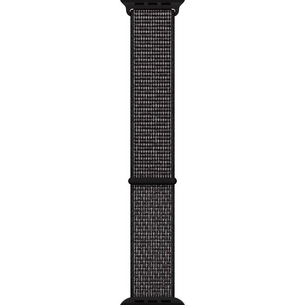Apple Geweven sportbandje van Nike - Zwart (40 mm) horlogeband Grijs