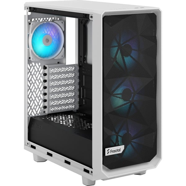 Fractal Design Meshify 2 Compact RGB White TG Clear Tint Tower ...