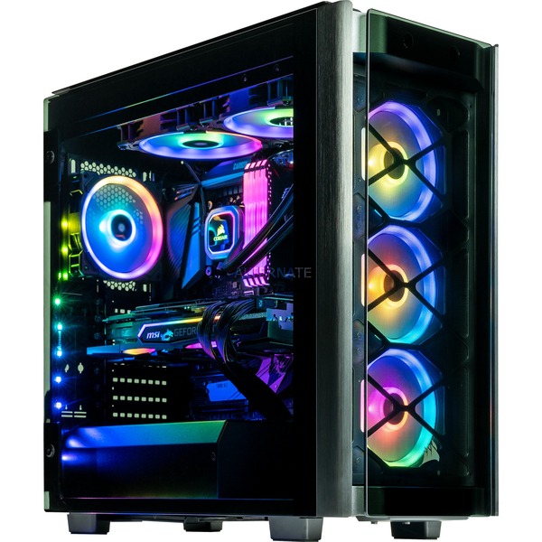 ALTERNATE Gamer RED iCUE Certified RTX 3090 gaming pc 32 GB, GbLAN