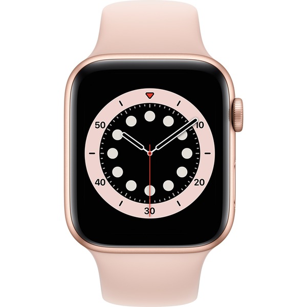 Apple Watch Series 6 smartwatch Goud/roze, 44 mm, Aluminium, Wifi, Cellular