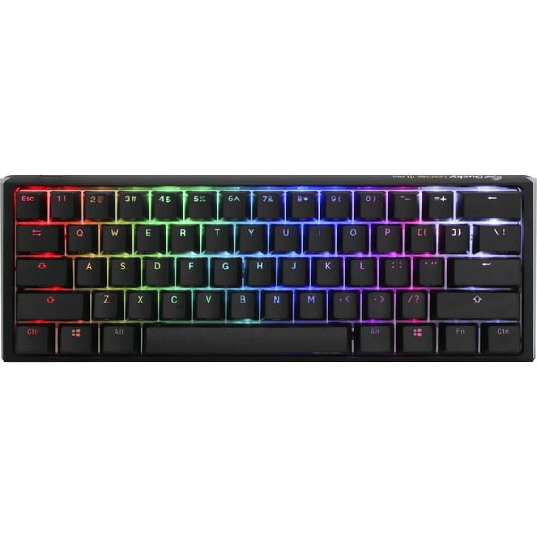 Ducky 3 Mini, gaming toetsenbord Zwart/zilver, BE Lay-out, Cherry MX Brown, RGB