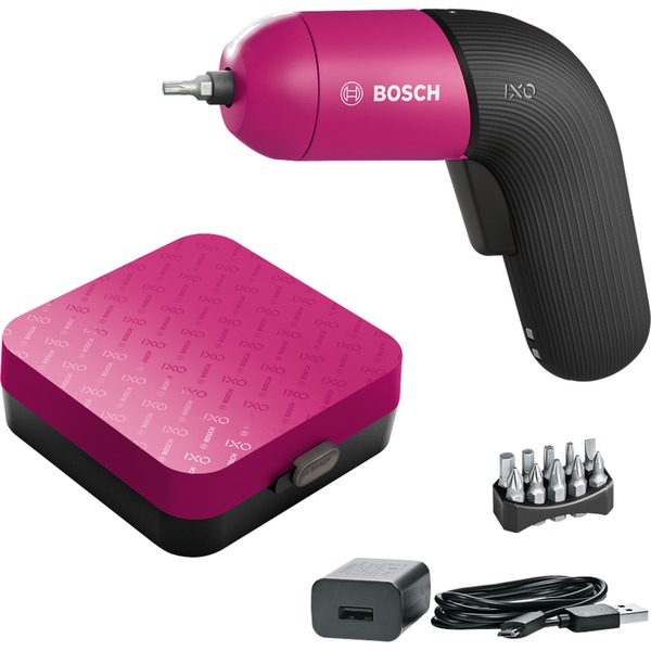 Bosch Doe-het-zelf en tuin Accu schroefboor IXO VI Colour Edition Pink  Roze/zwart