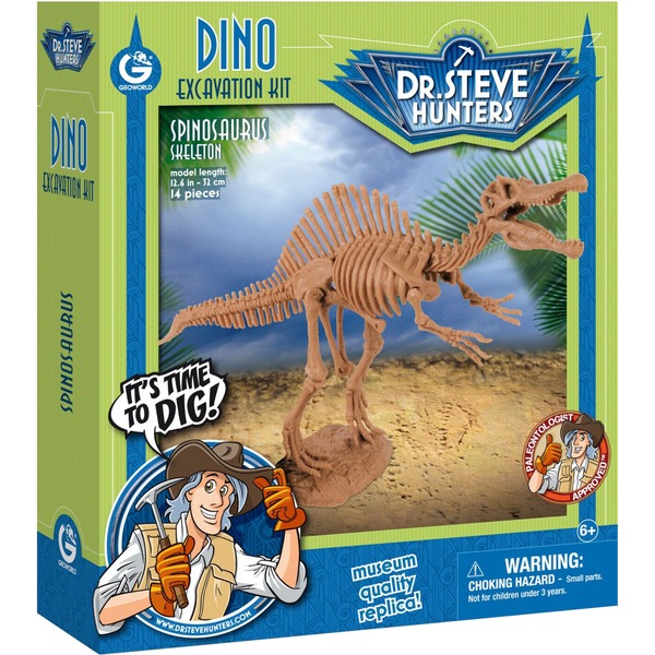 inschakelen overdracht Noord Geoworld Dino Excavation Kit - Spinosaurus Skeleton Experimenteer speelgoed
