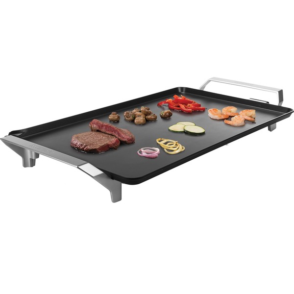 onderwijzen Nutteloos Ademen Princess 103120 Table Chef Premium XXL elektrische bakplaat Zwart/zilver,  60 x 36 cm