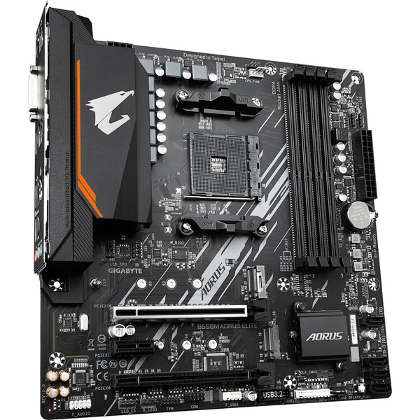 GIGABYTE AORUS B550M ELITE, socket AM4 moederbord RAID, Gb-LAN, Sound, µATX