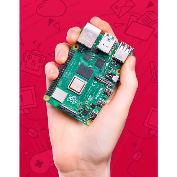 Raspberry Pi Foundation Raspberry Pi 4 model B 8GB LPDDR4 moederbord Gb ...