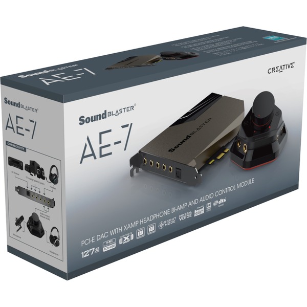 Creative Sound Blaster AE7 geluidskaart Zwart
